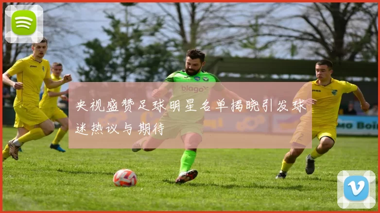央视盛赞足球明星名单揭晓引发球迷热议与期待