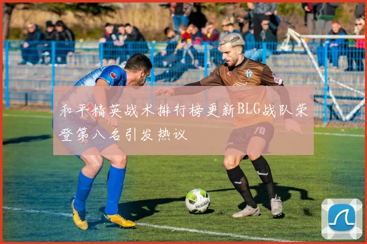 和平精英战术排行榜更新BLG战队荣登第八名引发热议